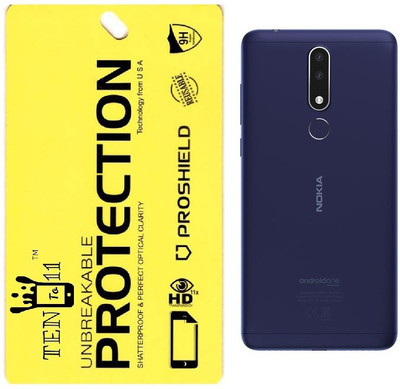 Ten To 11 Back Screen Guard for Nokia 3.1 Plus(Pack of 1)