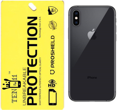 Ten To 11 Back Screen Guard for Apple iPhone XS(Pack of 1)