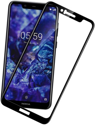 S-Hardline Edge To Edge Tempered Glass for Nokia 5.1 Plus(Pack of 1)