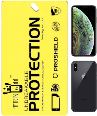 Ten To 11 Front and Back Screen Guard for Apple iPhone XS(Pack of 1)