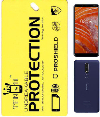 Ten To 11 Front and Back Screen Guard for Nokia 3.1 Plus(Pack of 1)