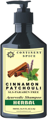 

Continent Spice CINNAMON PATCHOULI shampoo, Natural Shine & Uplift Mood 500 ml(500 ml)
