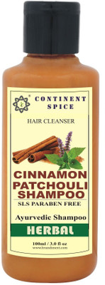 

Continent Spice CINNAMON PATCHOULI shampoo, Natural Shine & Uplift Mood 100 ml(100 ml)