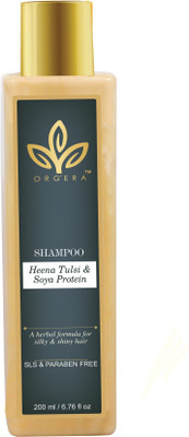 

Org'era herbal shampoo Henna Tulsi and Soya protein(200 ml)