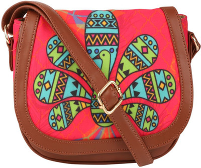 

All Things Sundar Women Casual Multicolor Fabric Sling Bag