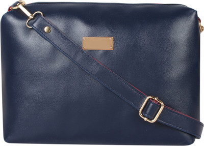 

MAZIB Girls Casual Blue PU Sling Bag