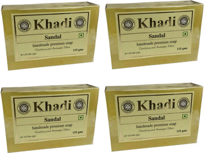 

Khadi Shivalik Sandal Soap pack of 4(500 g, Pack of 4)