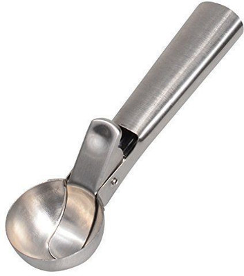 Gauba Traders Push Trigger with Stainless Steel Ice-cream Spoon(Pack of 1)