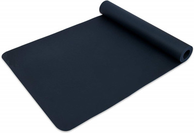 

QUINERGYS Â® Yoga Mat High Density 4mm Thinner Non Slip Mat Carrying Strap Blue 4 mm Yoga Mat, Ucla blue