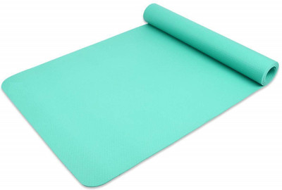 

QUINERGYS Â® Yoga Mat High Density 4mm Thinner Non Slip Mat Carrying Strap Green 4 mm Yoga Mat, Mint green
