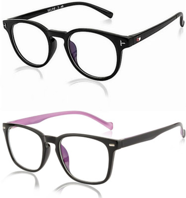 

Azmani Full Rim Wayfarer, Round Frame(52 mm