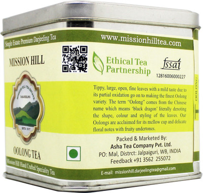 

Mission Hill Oolong Tea Unflavoured Oolong Tea Box(50 g)