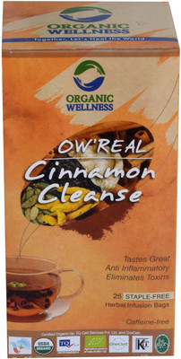 

Organic Wellness OW'Real Cinnamon Cleanse Cinnamon Herbal Infusion Bags(25 Bags, Box)