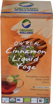 

Organic Wellness OW'Real Cinnamon Liquid Yoga Cinnamon Herbal Infusion Bags(25 Bags, Box)
