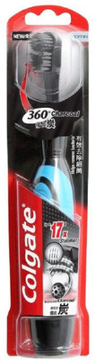 

Colgate 360 Charcoal Battery Power Toothbrush 1pc Soft Toothbrush