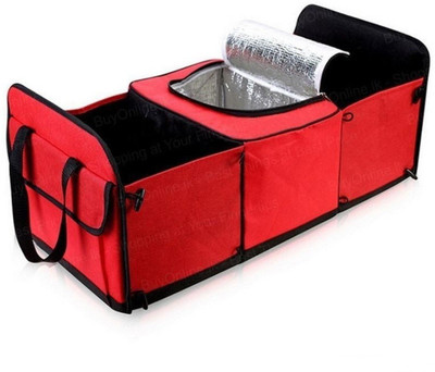 

Rural Mart Car Boot Organizer(Red)
