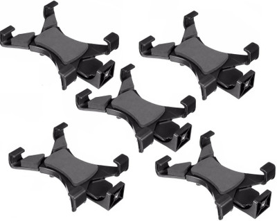 

ReTrack SET OF 5PC 7" - 10" Universal Tablet Holder Mount 1/4 Screw Bracket for Selfie Stick and Tripod Kit(Black, Supports Up to 2000 g)