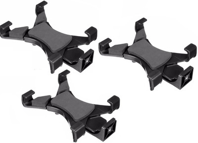 

ReTrack SET OF 3PC 7" - 10" Universal Tablet Holder Mount 1/4 Screw Bracket for Selfie Stick and Tripod Kit(Black, Supports Up to 2000 g)
