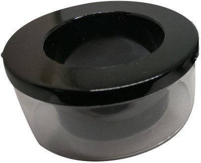 Aumni Crafts Plastic Bracelet Bangle Box 7.8x3.5cm Round Black (Pack of 12 pieces) Plastic Bracelet Bangle Box Vanity Box(Black)