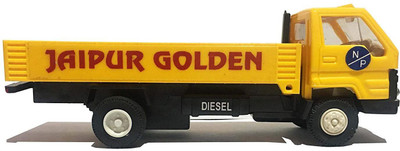 Fun Villa CM Plastic Open Truck Pull Back Action Toy (Yellow)(Yellow)