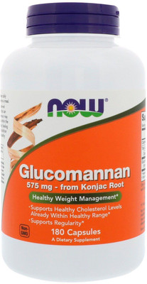 

Now Foods Glucomannan, 575 mg, 180 Capsules NOW-06512(180 No)