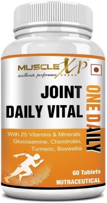 

MuscleXP Joint Daily Vital One Daily MultiVitamin with Glucosamine,Turmeric - 60 Tablets(60 No)