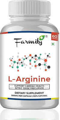 

Farmity Farmity L-Arginine - 500mg 60 capsule (Dietary Supplement)(60 No)