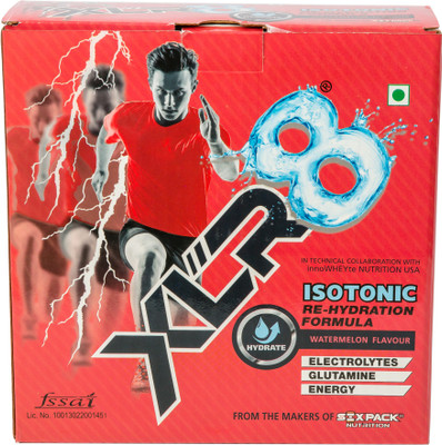 

SIX PACK NUTRITION XLR8 Iso Tonic Re Hydration formula Energy Drink(Watermelon)(1 kg)