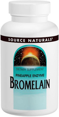 

Source Naturals Source Naturals, Bromelain, 2,000 GDU/g, 500 mg, 60 Capsules(60 No)