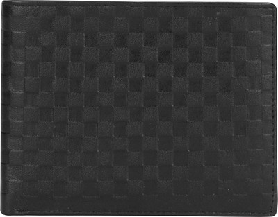 

Vinto Men Black Genuine Leather Wallet(4 Card Slots)