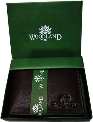 

WoodIand Men Brown Genuine Leather Wallet(9 Card Slots)