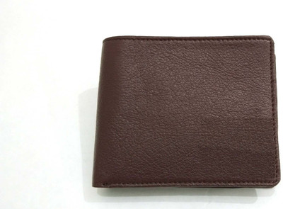 

radhe creation Men Brown Genuine Leather Card Holder(4 Card Slots), Dark brown