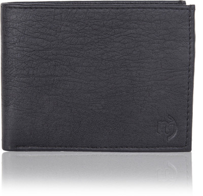 

MO DERNO Men Formal Black Artificial Leather Wallet(3 Card Slots), Black 4