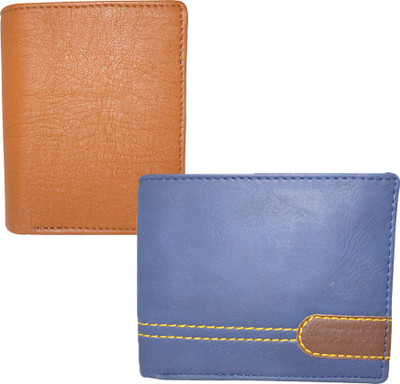 

Element Cart Men Brown, Blue Artificial Leather Wallet(9 Card Slots), Blue;brown