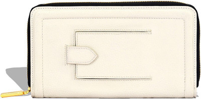 

Eske Women Multicolor Genuine Leather Wrist Wallet(4 Card Slots), Vanilla & black