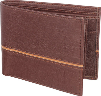 

SAMTROH Men Casual Brown Artificial Leather Wallet(5 Card Slots)