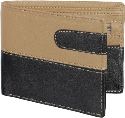 

SAMTROH Men Casual Black, Beige Artificial Leather Wallet(6 Card Slots)