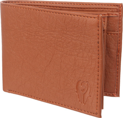 

WALLETIN Men Tan Artificial Leather Wallet(5 Card Slots)