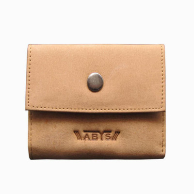 

ABYS Men Casual Tan Genuine Leather Wallet(24 Card Slots)