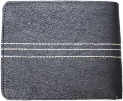 

BHAGYA Men Casual Black Genuine Leather Wallet(5 Card Slots)