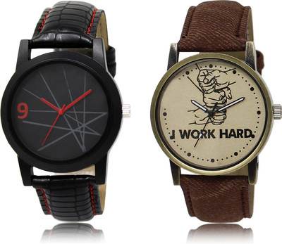 The Shopoholic Latest Fashionable Black And Brown Dial Analog Watch For Boys Fashion Watches For Womens Watch - For Men