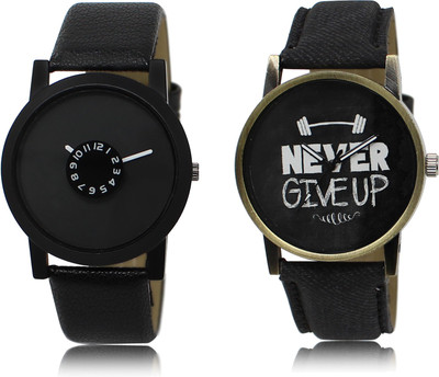 

The Shopoholic Treny and Precious Black Dial Analog Watch For Boys Belt For Men Casual Watch - For Men