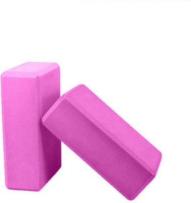 

ShopyBucket EVA FoamBlock to Support Deepen Poses and Aid Balance and Flexibility Blue-Set 2 Yoga Blocks(Pink Pack of 2)