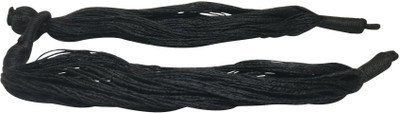 

Aumni Crafts Handmade Jewellery Making Cotton Dori Back Rope Braided Cord 13inch Long 2mm Thick Cord Black (Pack of 5 pieces)
