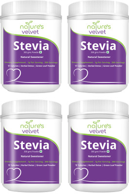 

Natures Velvet Lifecare Stevia Leaf Powder, Natural Sweetener & Detox, 1000Gms - Pack of 4 Sweetener(4 kg, Pack of 4)