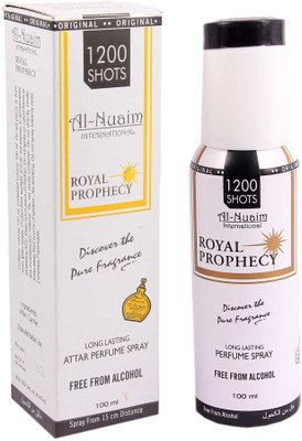 

Al Nuaim Royal Prophecy (1200 Shots) Long Lasting Floral Attar(Floral)