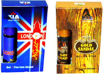 Zia London Nights and GOLD SANDAL Special Malaysian Edition Floral Attar(Citrus)
