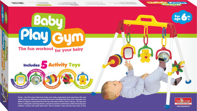 

Toymate Baby Play Gym Rattle(Multicolor)