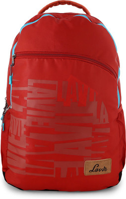 

Lavie laptop backpack 33 L Backpack(Red), Rust