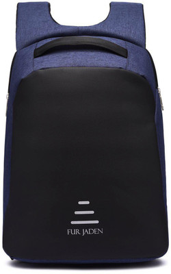

Fur Jaden Black 20L Anti Theft Backpack 20 Backpack(Black), Navy